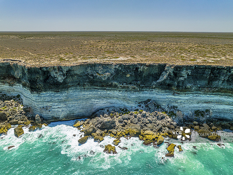 澳大利亚南部纳拉伯平原的大澳大利亚湾图片素材