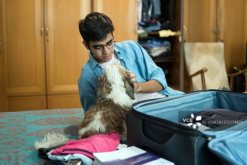 学生出国留学图片素材