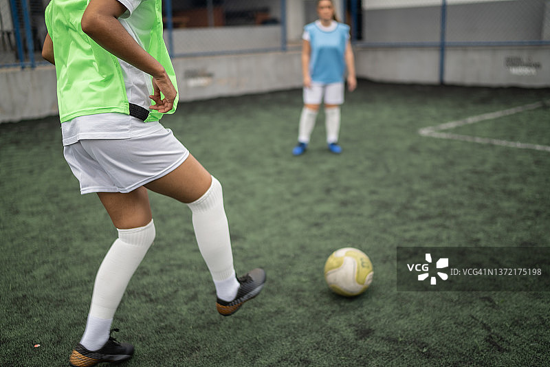 女子足球比赛图片素材