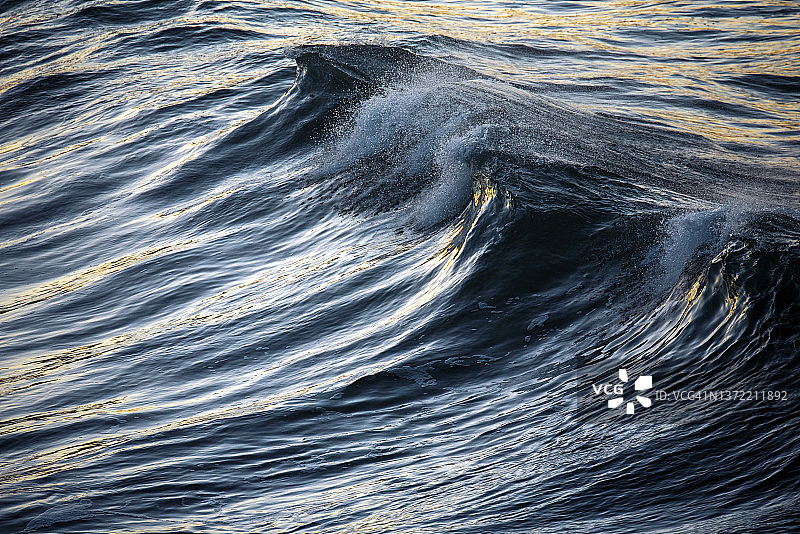 日落时分的海面图片素材