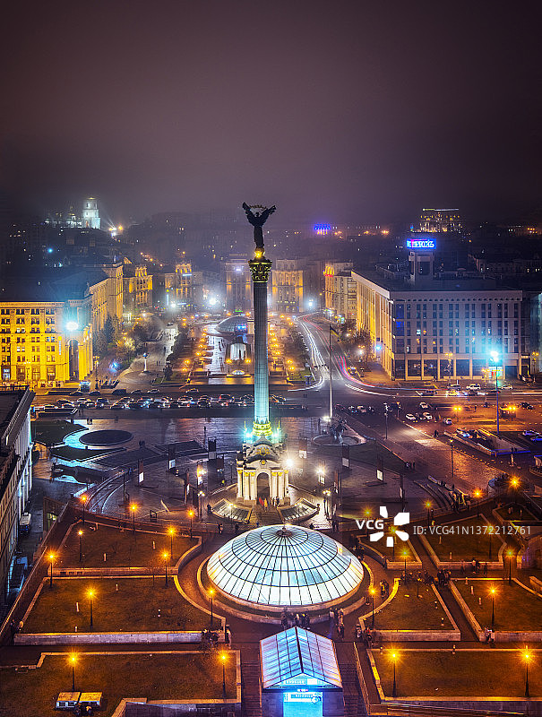 乌克兰基辅独立广场图片素材