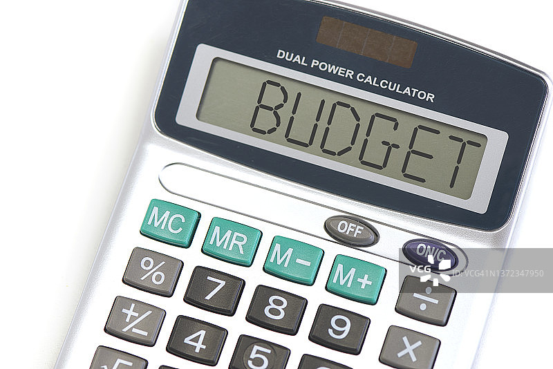 带有预算的计算器图片素材