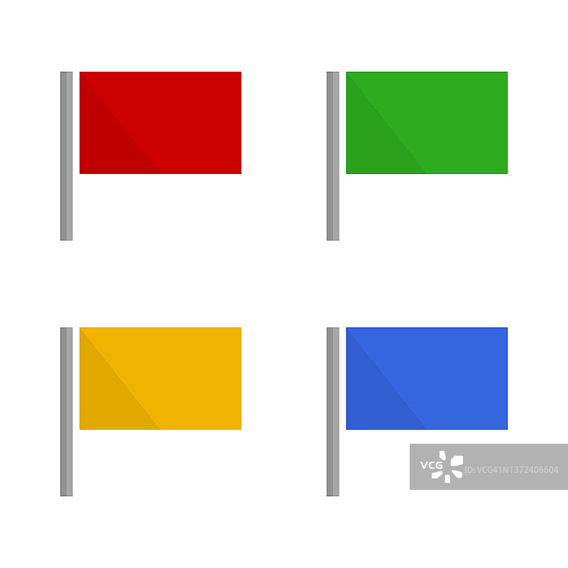 可编辑旗帜图标图片素材