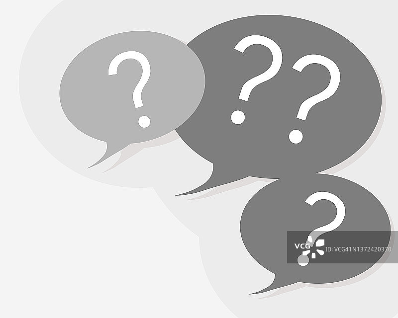 思考热门话题的男子插画图片素材