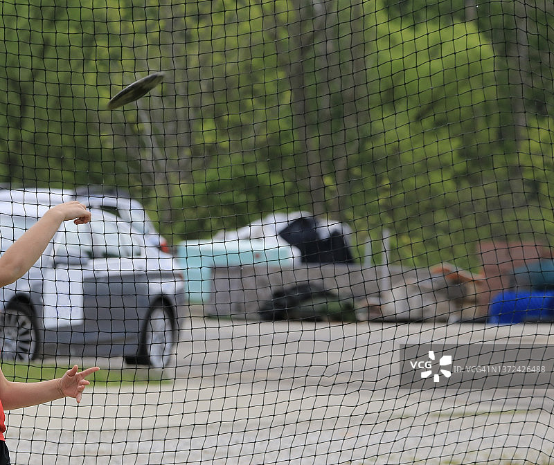 铁饼投掷图片素材