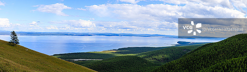 蒙古库苏古尔湖风光图片素材