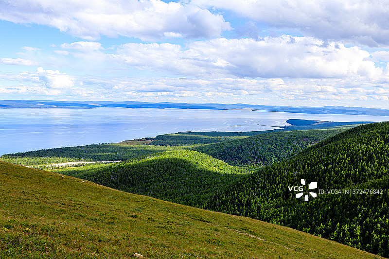 蒙古库苏古尔湖风光图片素材
