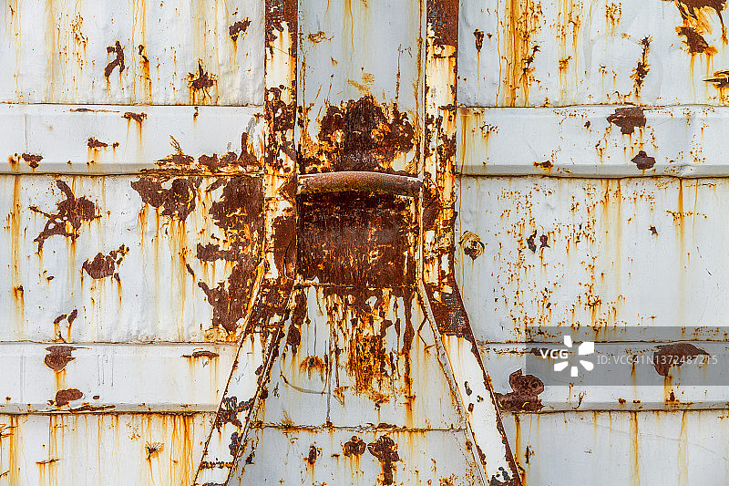 生锈的集装箱图片素材