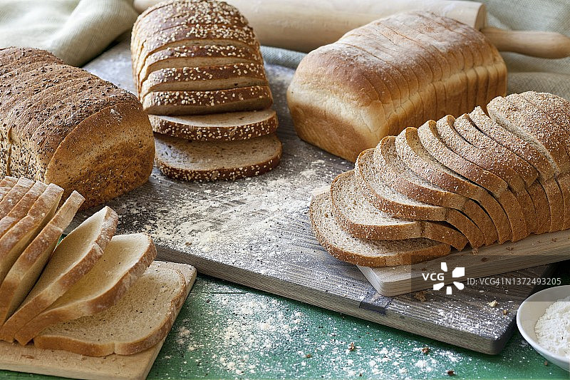 各种切片面包图片素材