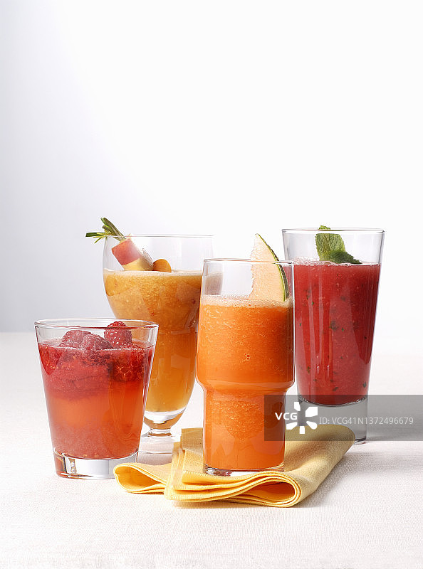 各种水果冰沙图片素材