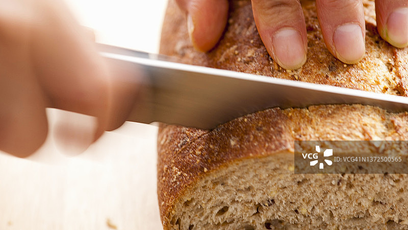 面包切片（特写）图片素材