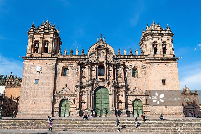 秘鲁库斯科武器广场大教堂图片素材