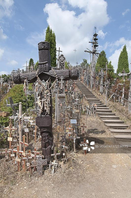 立陶宛希奥利艾十字架山朝圣地图片素材