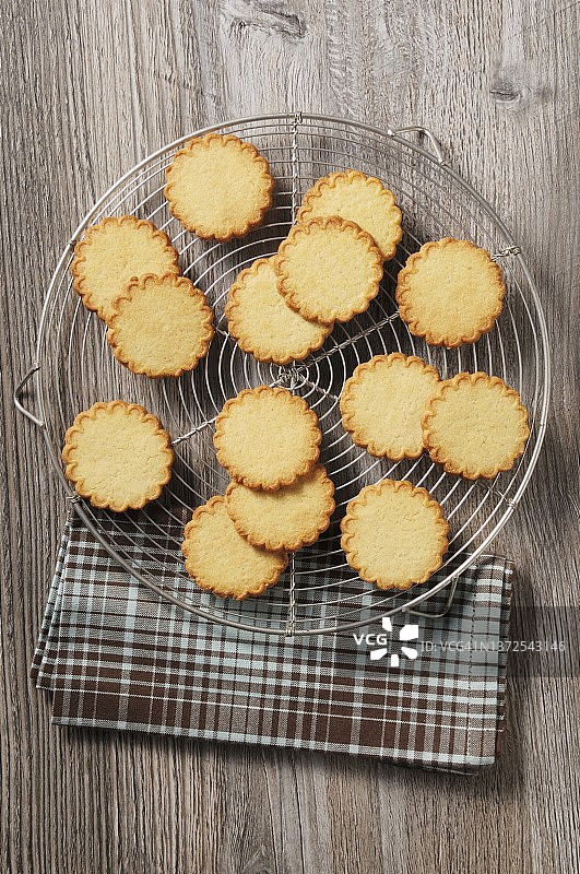 圆形黄油饼干图片素材