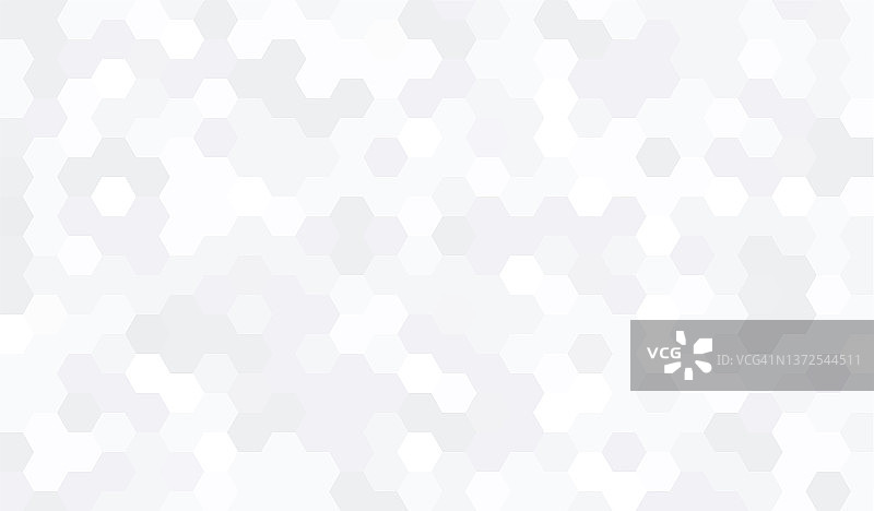 抽象六边形白色灰色几何背景图片素材