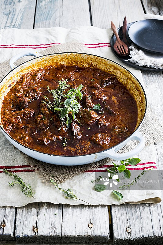 罗马式炖牛肉图片素材