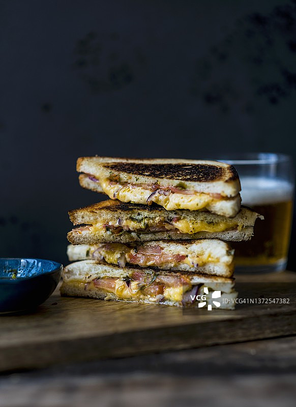 三明治叠图片素材