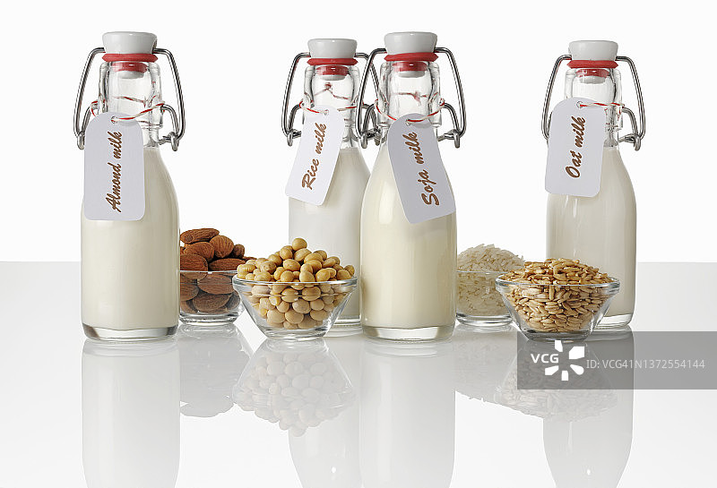 纯素饮料瓶标签图片素材