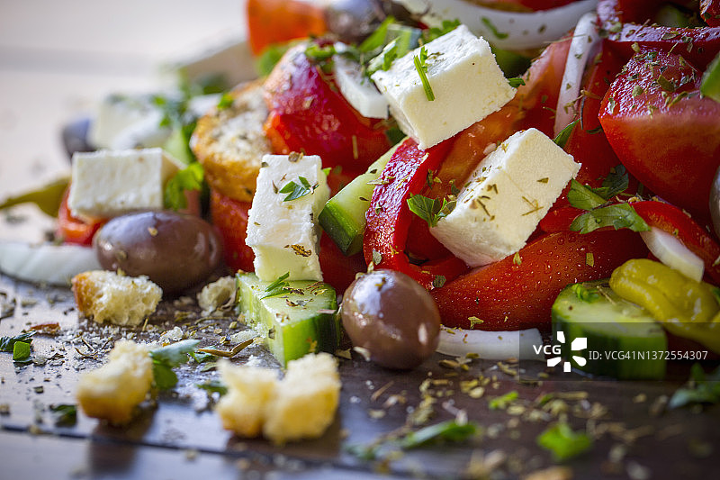 希腊沙拉图片素材