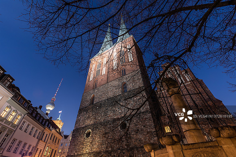 柏林尼古拉区（德国）图片素材