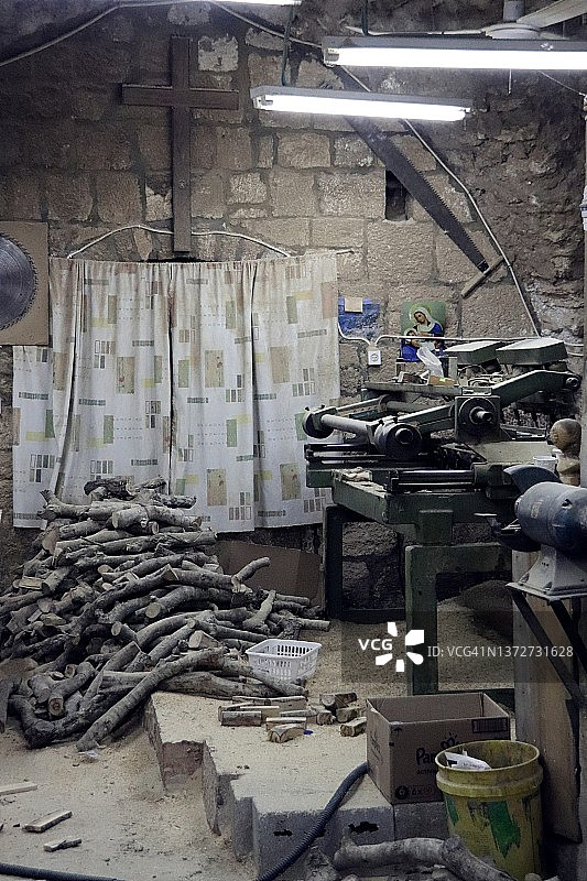 伯利恒的传统木工坊图片素材