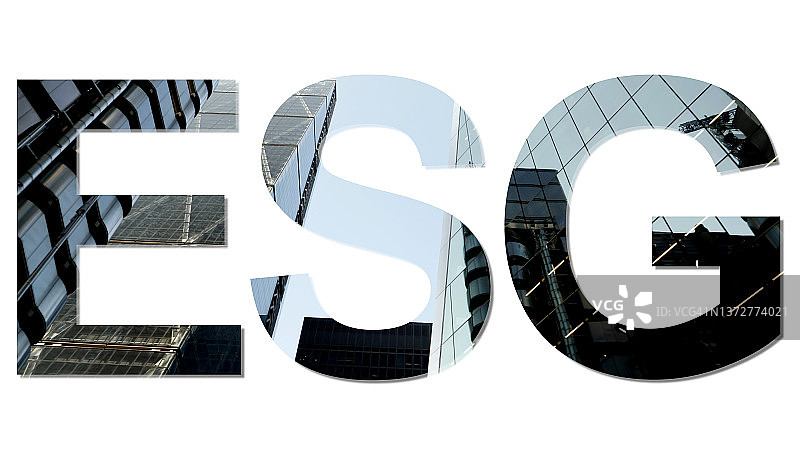 ESG：全球商业环境、社会和治理概念，推广清洁能源和可持续资源，减少碳排放、污染和气候变化图片素材