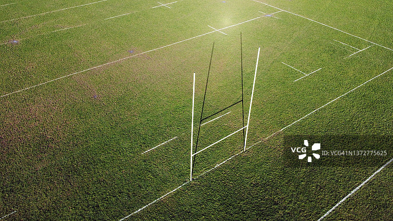 橄榄球球门图片素材