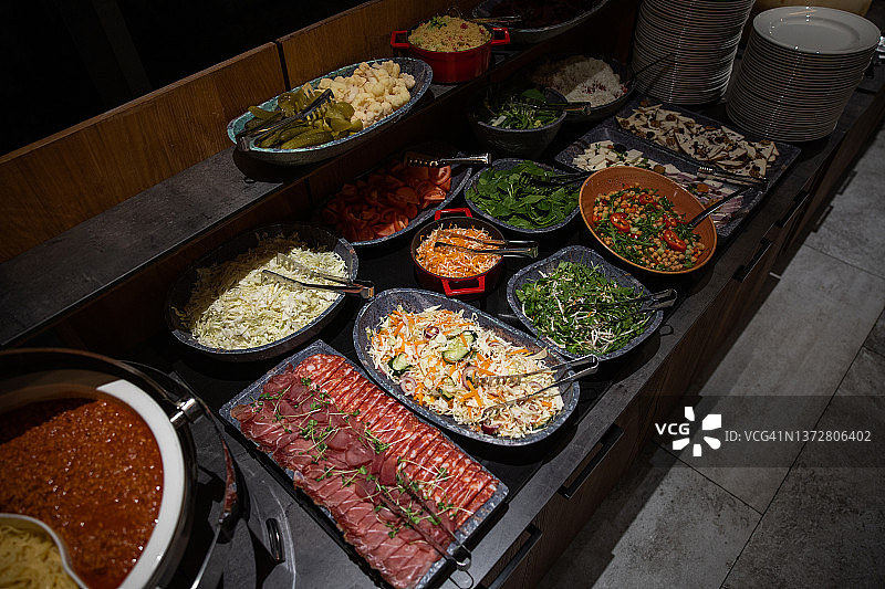 酒店自助沙拉图片素材