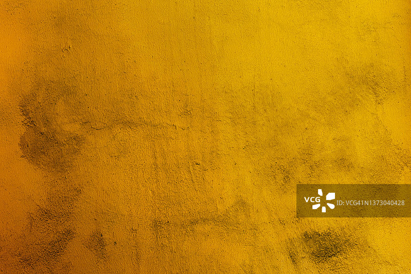 带有旧水泥纹理的黄色背景墙图片素材