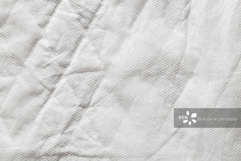 白色棉质尿失禁垫纹理背景特写图片素材