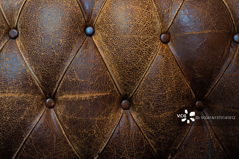 切斯特菲尔德沙发特写图片素材