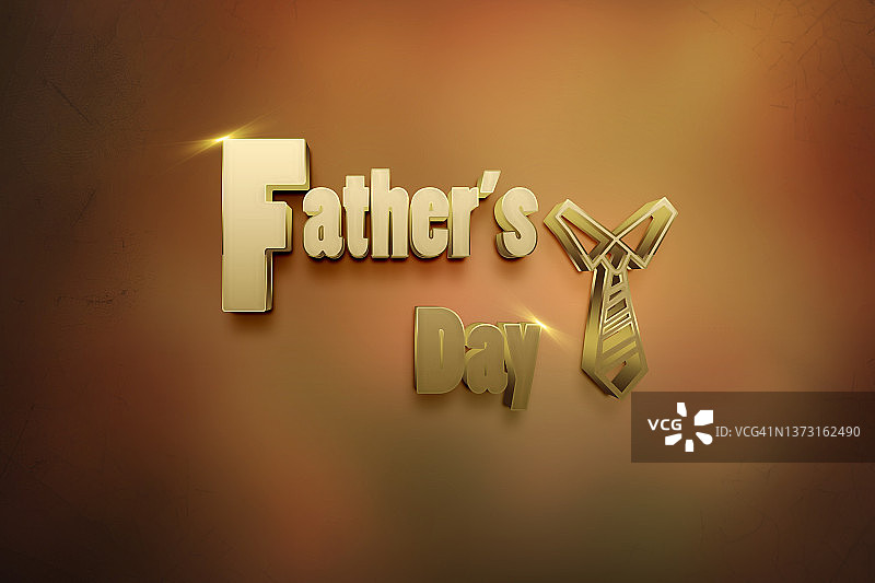 金色文字父亲节抽象背景图片素材