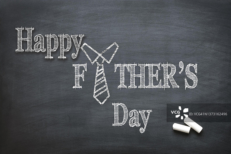 父亲节快乐粉笔黑板背景图片素材
