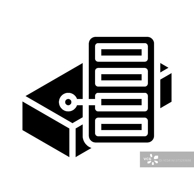 彩色刻度砖字形图标矢量图图片素材