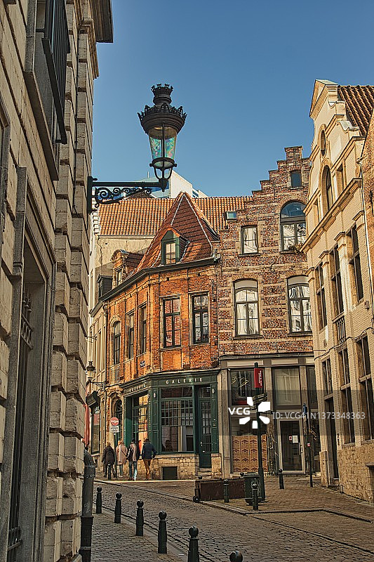 比利时布鲁塞尔大广场街景图片素材