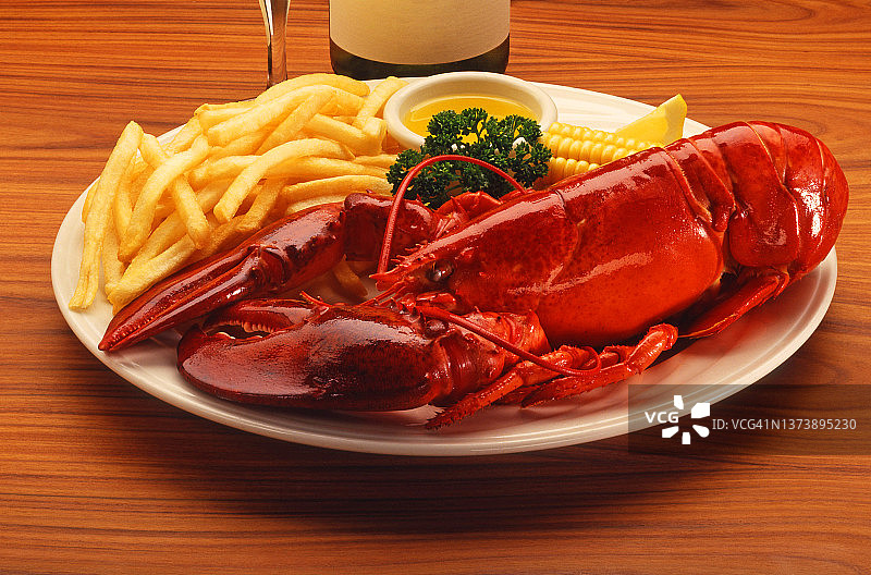 龙虾晚餐图片素材