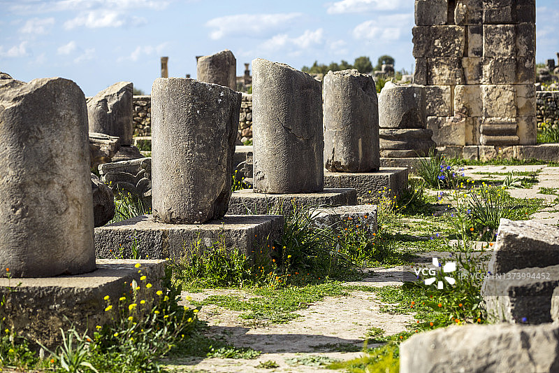 穆莱·伊德里斯，中阿特拉斯山脉，摩洛哥图片素材