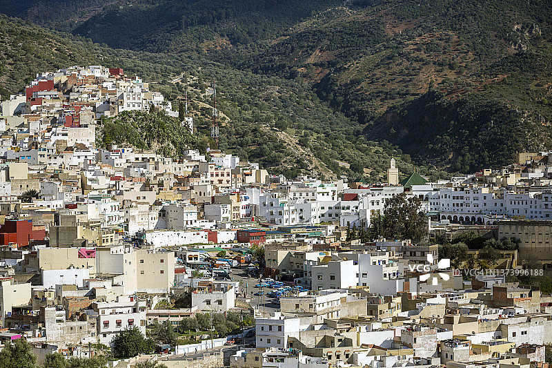 穆莱·伊德里斯，中阿特拉斯山脉，摩洛哥图片素材
