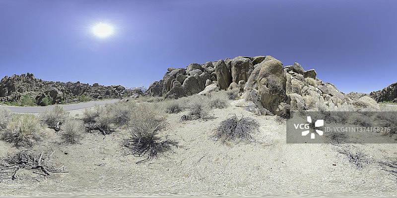 阿拉巴马山壮观的360度岩层景观图片素材