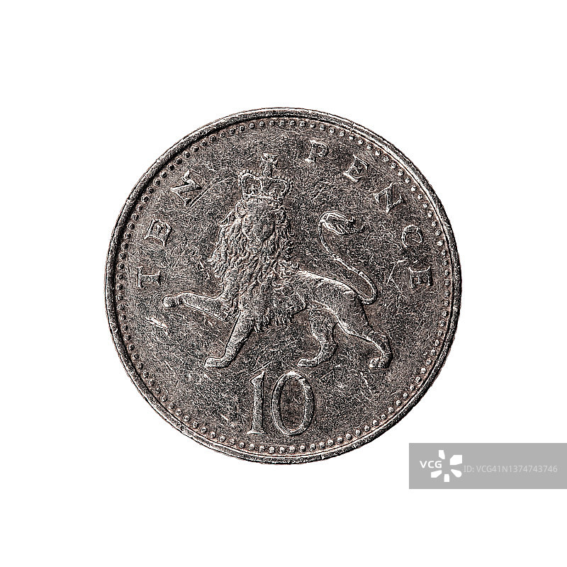 十分硬币图片素材