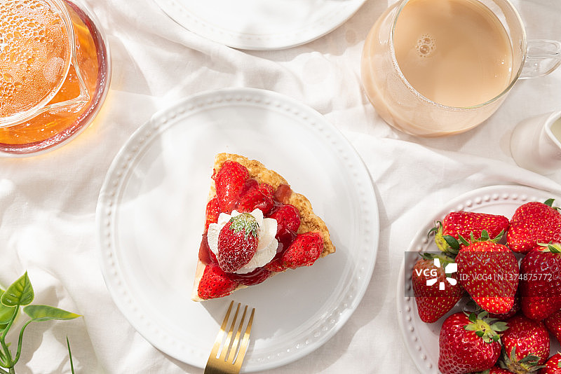 草莓挞图片素材