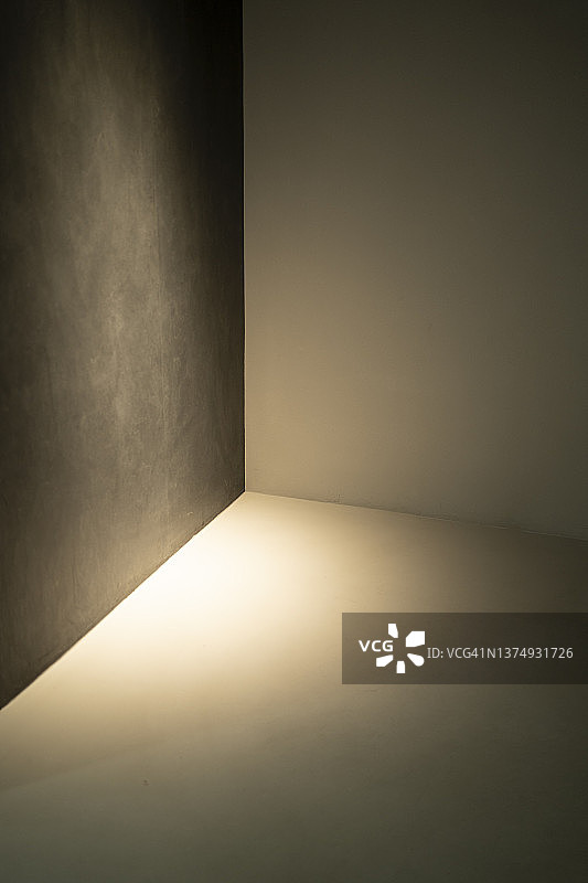 角落的照明效果图片素材