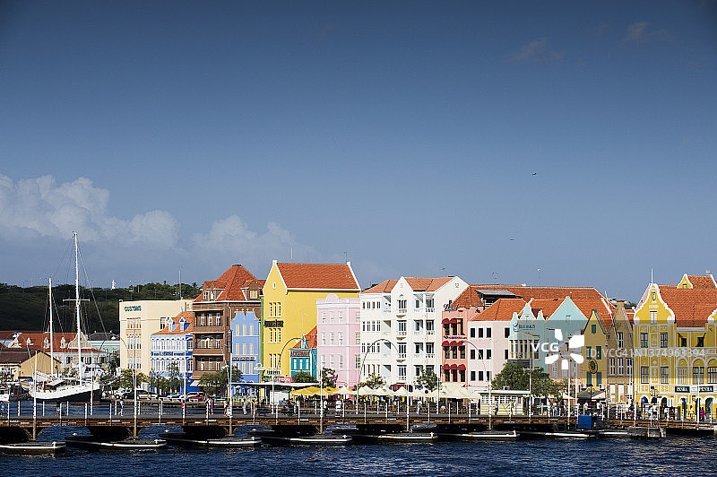 库拉索威廉斯塔德图片素材