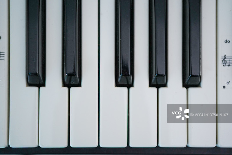 钢琴的琴键图片素材