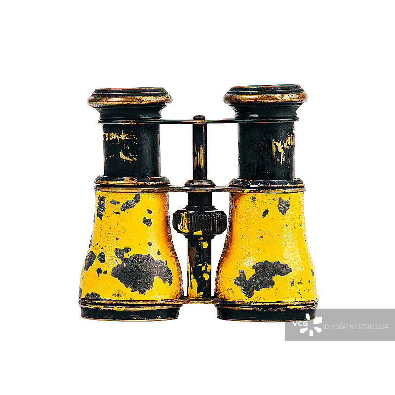 旧的双筒望远镜图片素材