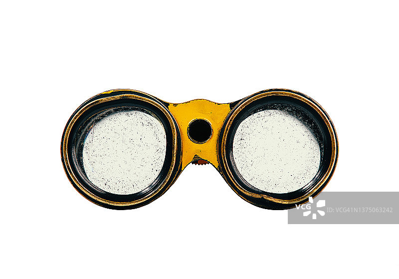 旧双筒望远镜图片素材