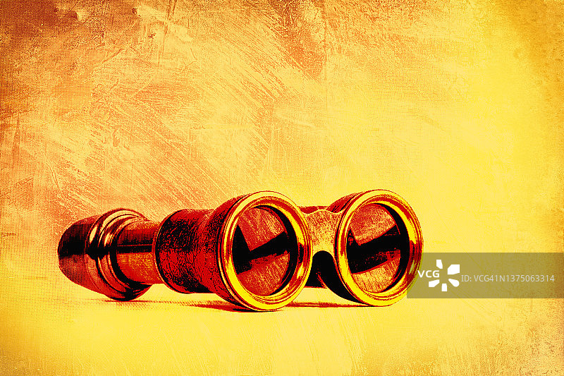 纹理效果双筒望远镜图片素材