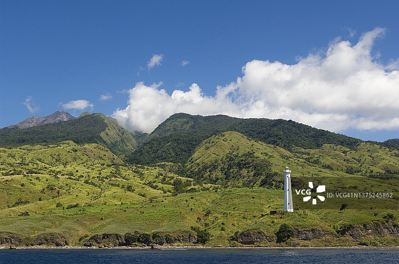 桑格昂岛灯塔图片素材