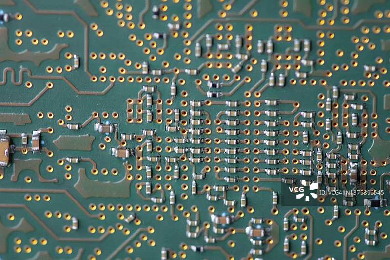 电子线路特写图片素材