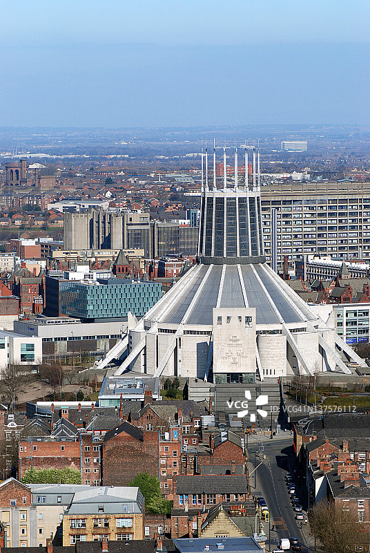 利物浦鸟瞰图片素材
